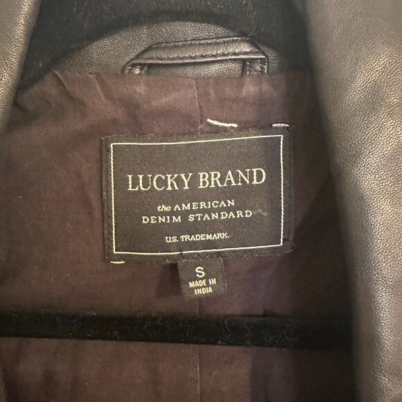 Lucky Brand Lamb Leather Vest - Picture 3 of 3
